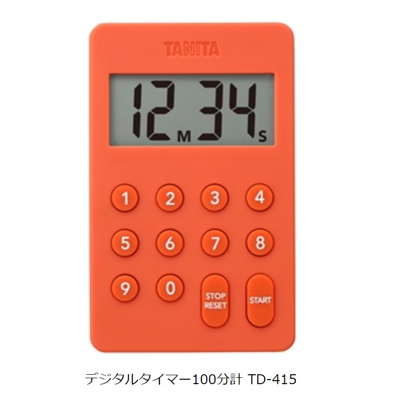 ＴＤ-４１５-ＯＲ(オレンジ)：デジタルタイマー１００分計