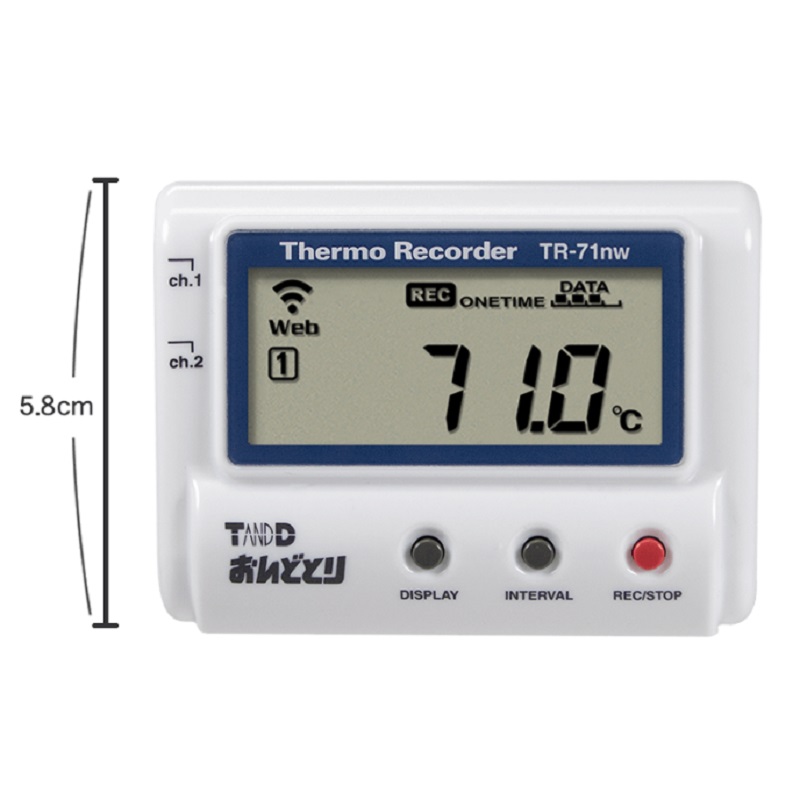 ㈱ティアンドデイ 温度データロガー ＴＲ-７１nw：温度２チャンネルタイプ・有線ＬＡＮ/温度計・湿度計の通販｜はかり商店【公式】