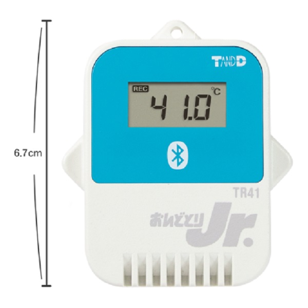 ㈱ティアンドデイ Ｂluetooth対応温度データロガー ＴＲ４１：センサ内蔵/温度計・湿度計の通販｜はかり商店【公式】