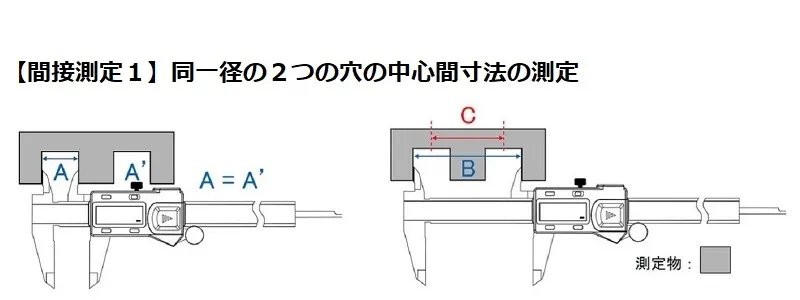 【デジタルノギスの使い方：間接測定・比較測定】A&Ｄ Vernier Caliper