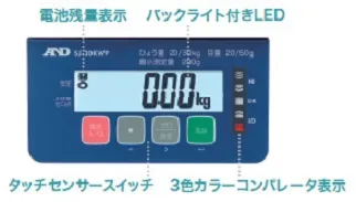 タッチセンサスイッチと見やすい表示