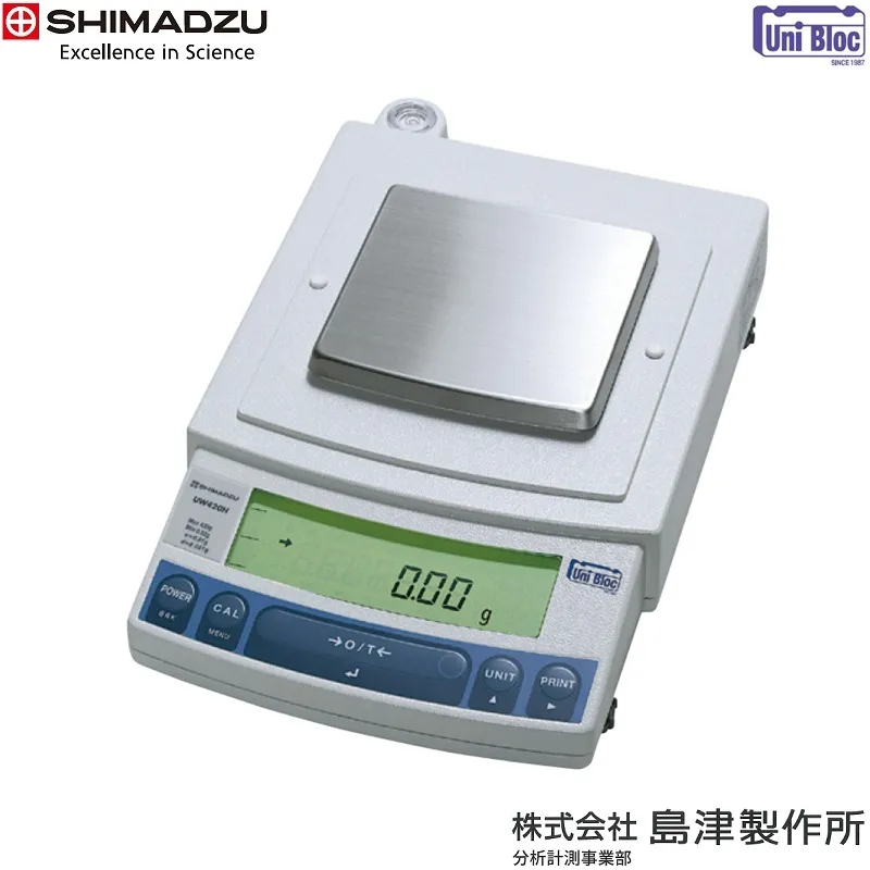 ㈱島津製作所 特定計量器 ＵＷ-Ｖシリーズ：校正分銅内蔵型電子天びん