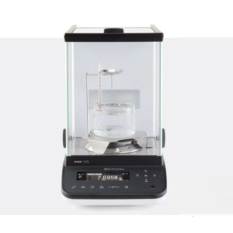 ㈱島津製作所 比重測定装置 AP125WD ex+SMK-601：校正分銅内蔵型・S321-74100-11+S321-60550-03