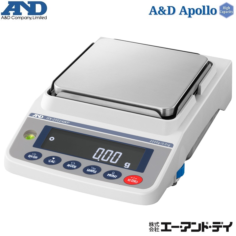 A&D 防塵防水デジタルはかり(検定付・2区) ひょう量1kg ( SK1000IWP-A2
