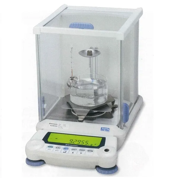島津製作所 比重測定装置 AUW220D+SMK-401：校正分銅内蔵型・S321-62900-12+S321-60550-01