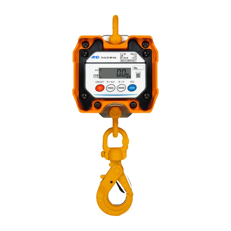 A&D 検定付 防塵・防水クレーンスケール FJ-3T-BT-K4