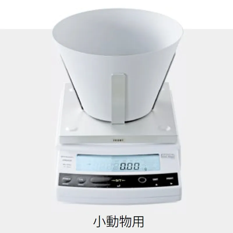 ㈱島津製作所 動物天びん UP4202Y+小動物用皿：天びん大皿タイプ・S321-74600-35+S321-62150-51