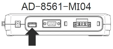 【ＵＳＢコネクタ：TypeＡ】AD-8561-MI04