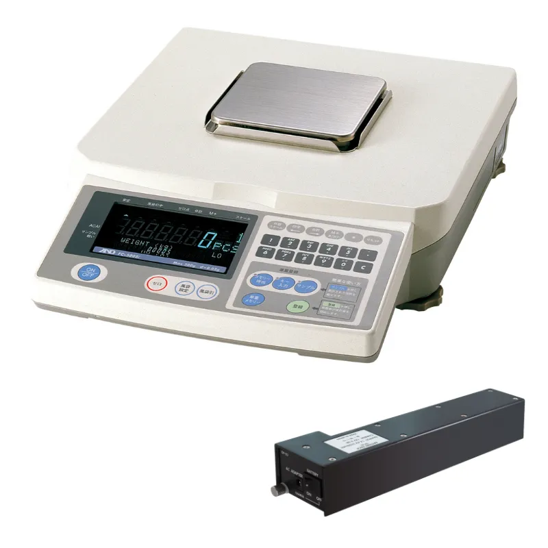 A&D カウンティングスケール FC-Si / iシリーズ：内蔵バッテリ付き｜最小表示0.02g～5g ひょう量0.5kg～50kg