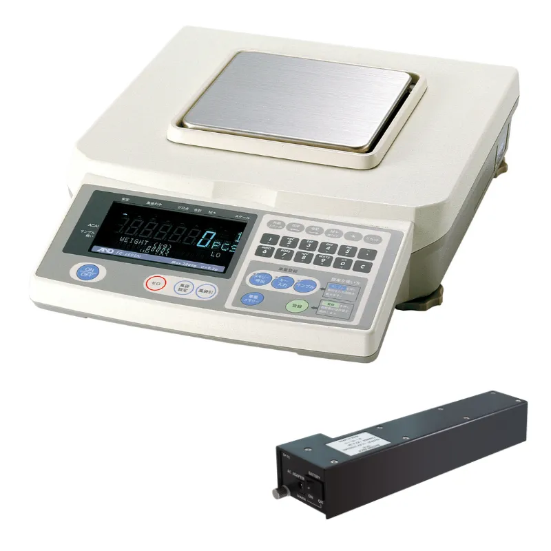 A&D カウンティングスケール FC-2000Si：内蔵バッテリ付き
