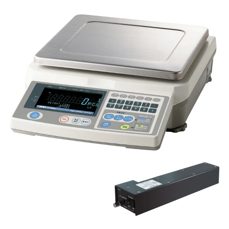 A&D カウンティングスケール FC-5000i：内蔵バッテリ付き