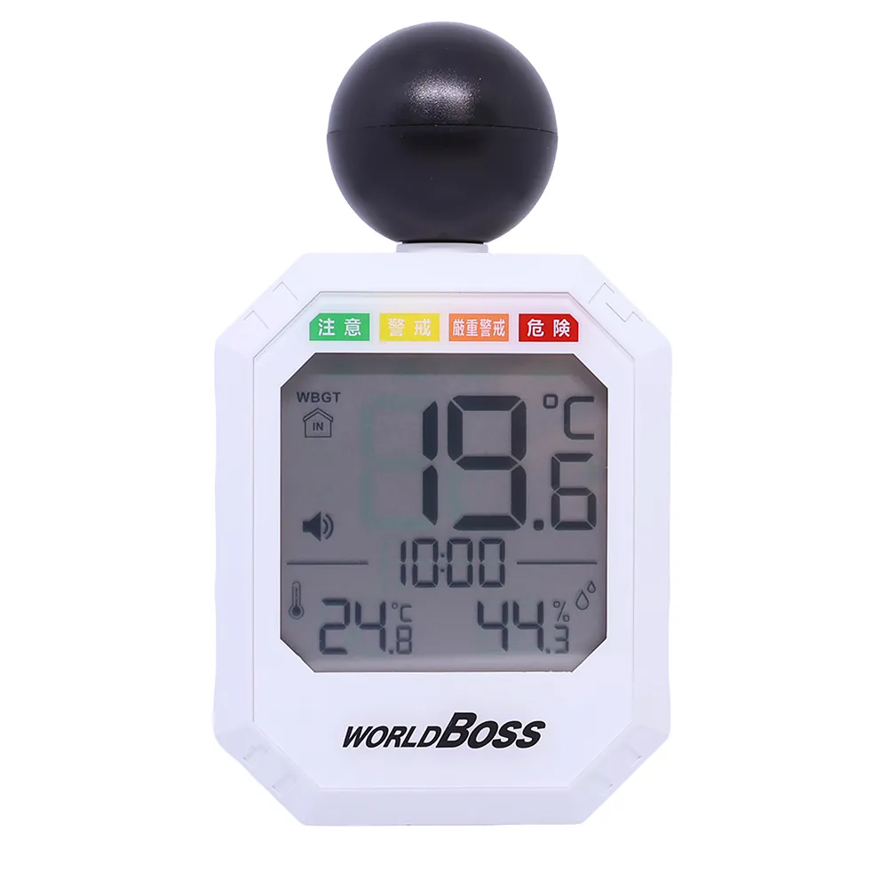 黒球式熱中症計　防水タイプ　ヒートコーション