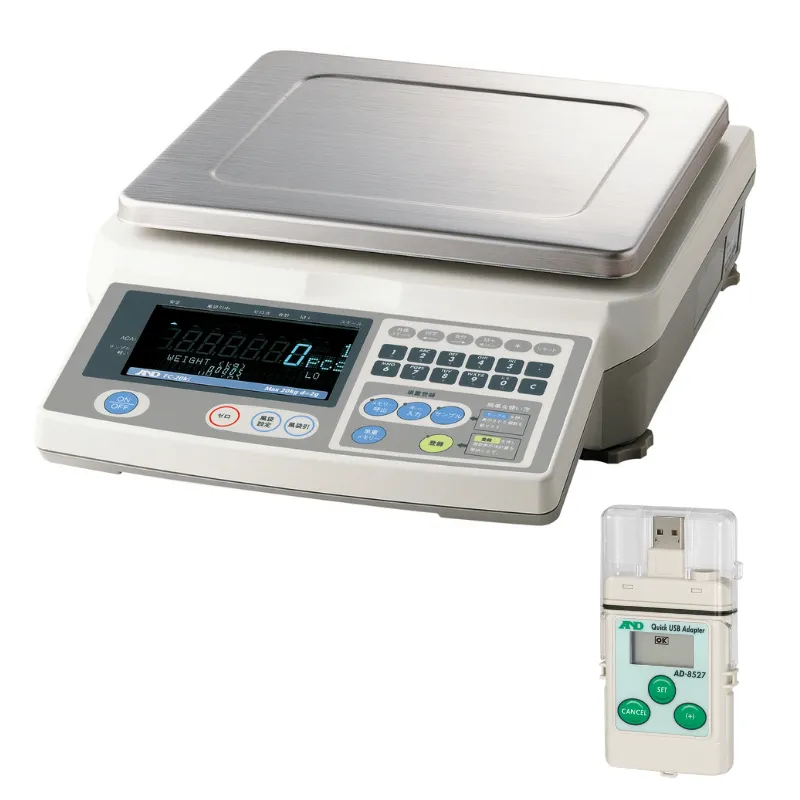 A&D カウンティングスケール FC-20Ki：クイックUSBアダプタ付き