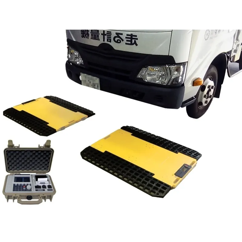 ㈱守隨本店 無線式ポータブルトラックスケール スーパーJUMBO MAXⅡ SJ4-10Ⅱ：静止計量・4PAD仕様・ひょう量10t/１パッドあたり