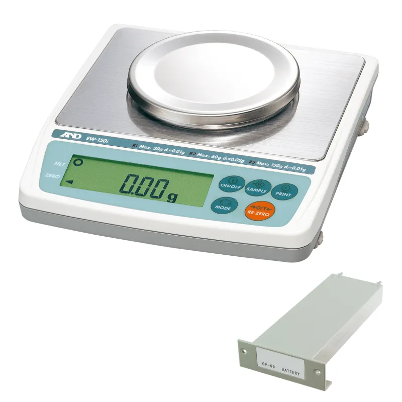 A&D 電子天秤 EW-iシリーズ内蔵バッテリ付き｜最小表示0.01g～5g ひょう量30g～12000g