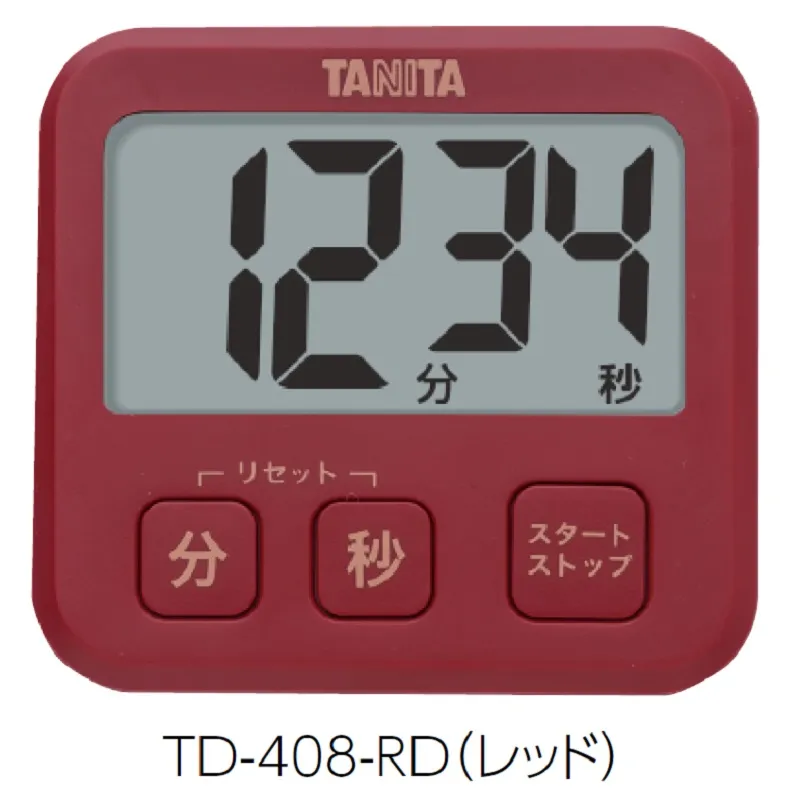 ＴＤ-４０８-ＲＤ(レッド)：薄型タイマー