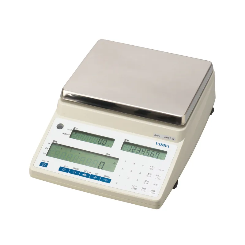 新光電子(VIBRA)カウンティングスケール CUXシリーズ｜出荷時一般校正証明書付｜ひょう量60g～150kg最小表示0.001g～0.02kg