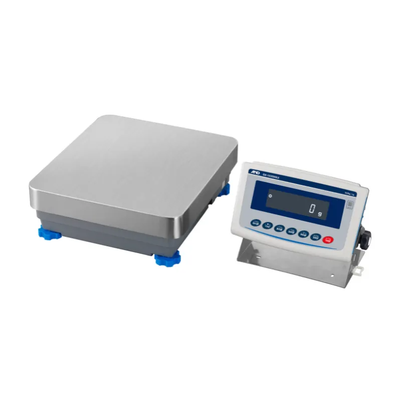 A&D 防塵・防水 重量級電子天秤 GX-102000LS：校正用分銅内蔵・表示部分離型　出荷時JCSS校正証明書付