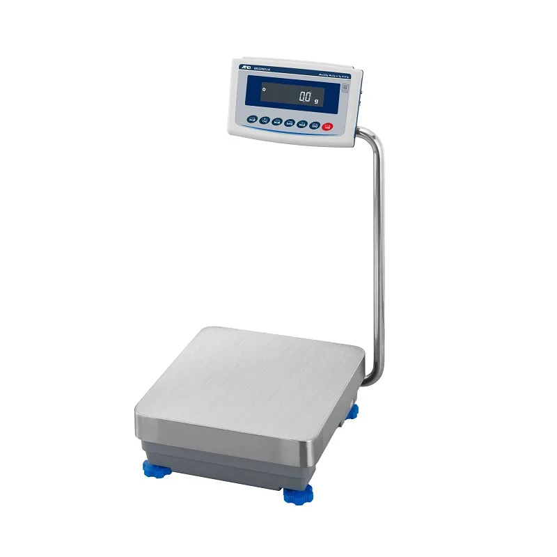 A&D 検定付き防塵・防水 重量級電子天秤 GX-22001L-K：校正用分銅内蔵・スイングアーム型　出荷時JCSS校正証明書付