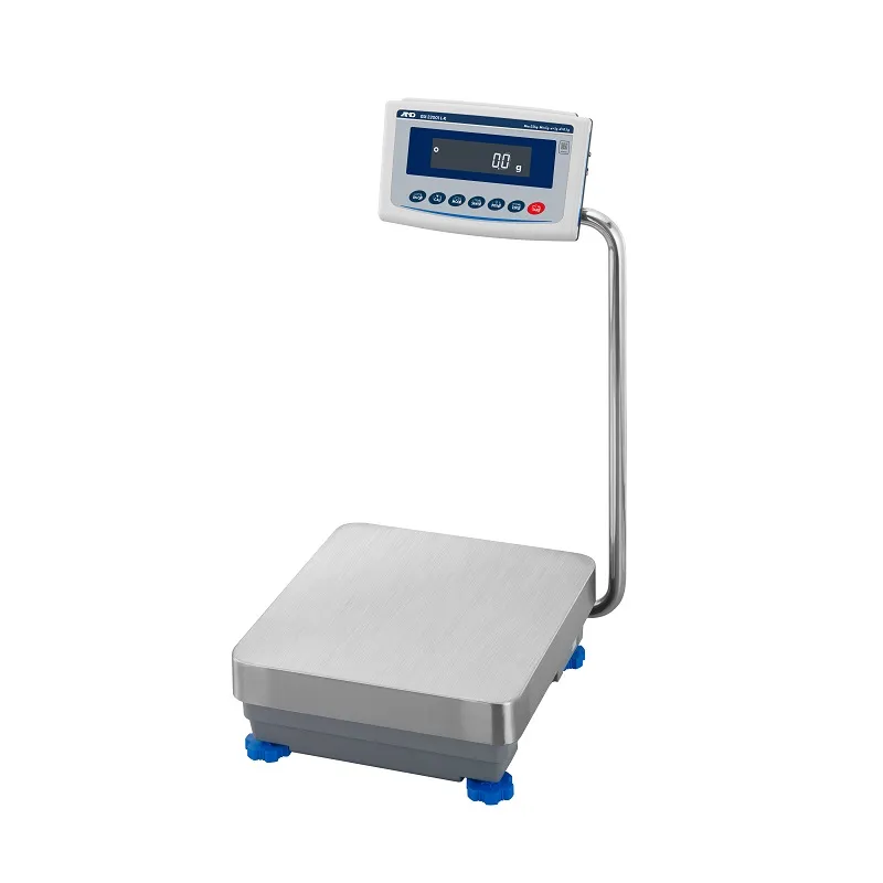 A&D 検定付き防塵・防水 重量級電子天秤 GX-32001L-K：校正用分銅内蔵・スイングアーム型　出荷時JCSS校正証明書付