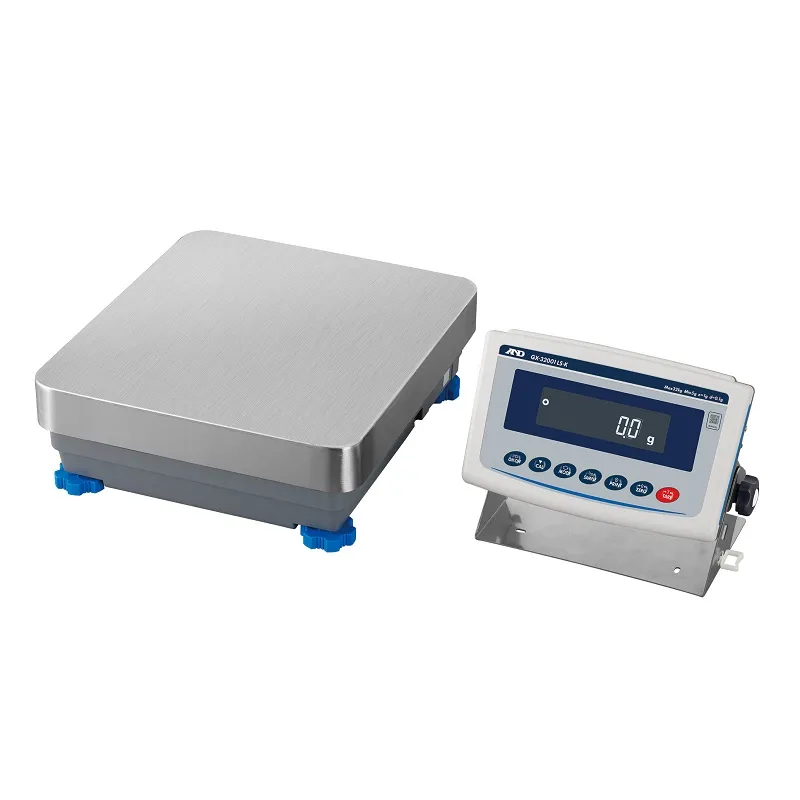 A&D 検定付き防塵・防水 重量級電子天秤 GX-32001LS-K：校正用分銅内蔵・表示部分離型　出荷時JCSS校正証明書付