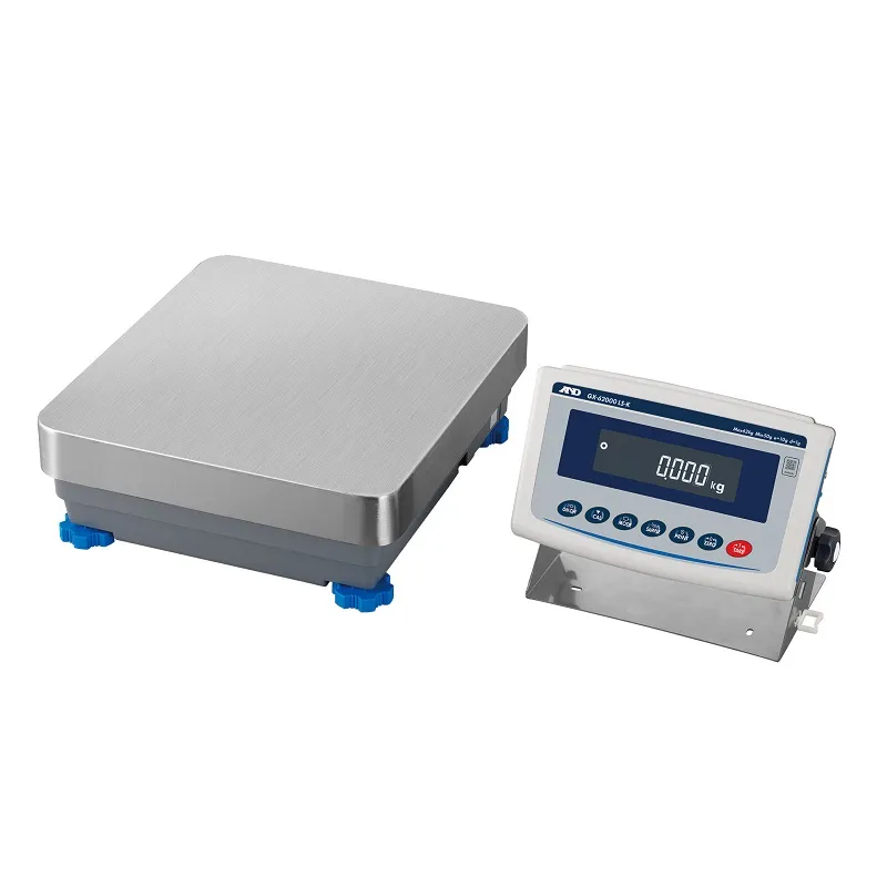 A&D 検定付き防塵・防水 重量級電子天秤 GX-62000LS-K：校正用分銅内蔵・表示部分離型　出荷時JCSS校正証明書付