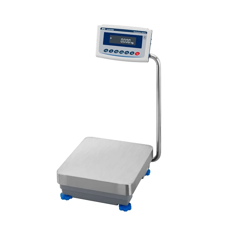 A&D 検定付き防塵・防水 重量級電子天秤 GX-62000L-K：校正用分銅内蔵・スイングアーム型　出荷時JCSS校正証明書付