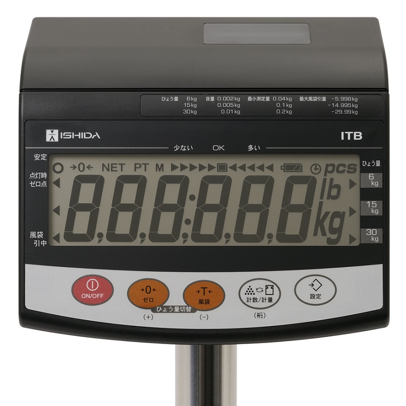 イシダ イシダ デジタル重量台秤 ▽456-8591 ITX-150 1台 計測、検査