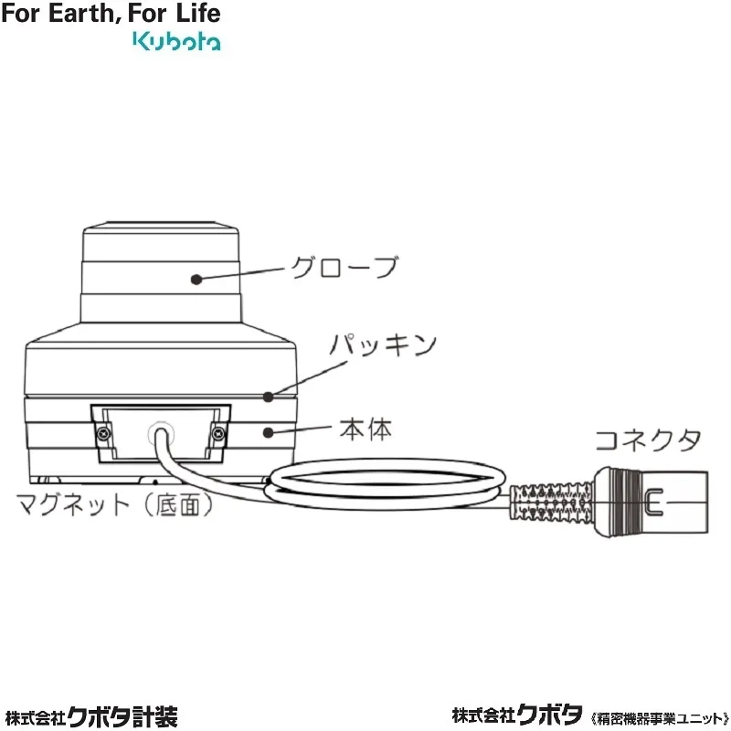 ＯＰ-２１：表示灯(赤１色・ブザーなし)＋ＯＰ-０６セット