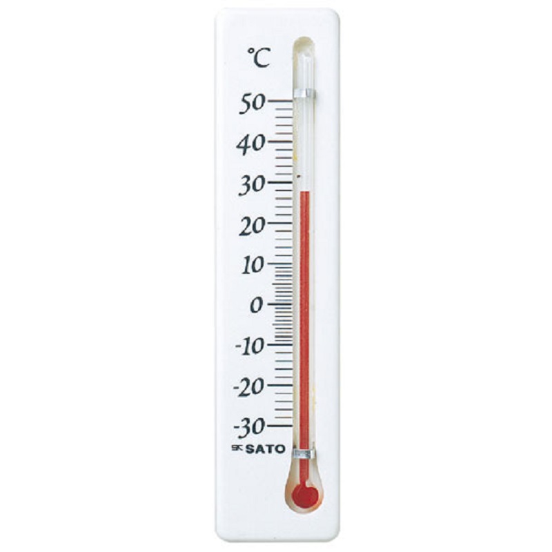 冷蔵庫用温度計ミニ：縦型