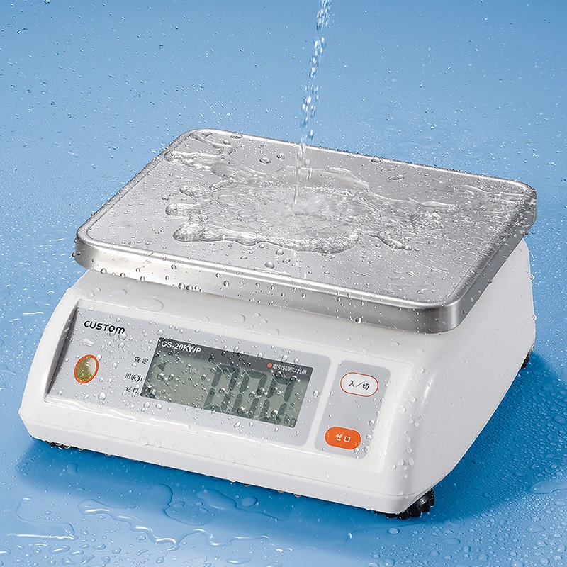 カスタム (CUSTOM) デジタル防水はかり 10kg ステンレス皿付 CS-10KWP - 4