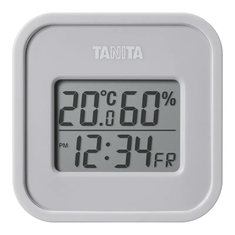 ＴＴ-５８８-ＧＹ(ウォームグレー)：デジタル温湿度計