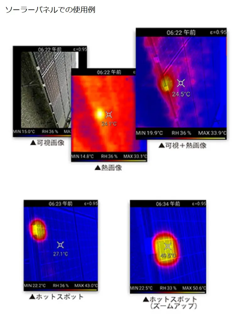 【熱画像と可視画像のカンタン重ね合わせ機能】THG-01