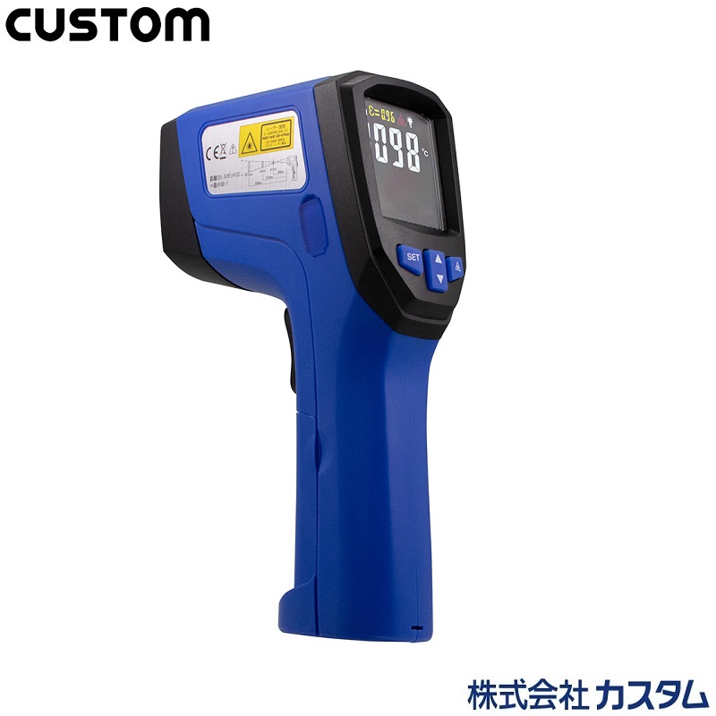 カスタム 放射温度計＋Ｋ熱電対 ＩＲ-３０６/温度計・湿度計の通販