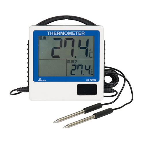 ７３０４６：デジタル温度計Ｇ-２  二点隔測式 防水型