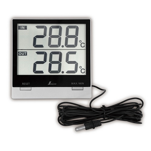 ７３１１８：デジタル温度計  Ｓmart Ｃ  最高/最低・室内/室外 防水外部センサ