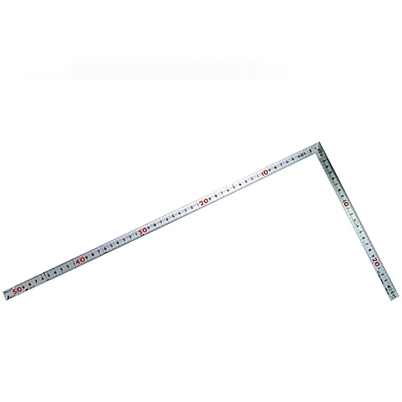 シンワ測定㈱ １０１７５：曲尺 同厚 シルバー ５０cm 表裏同目：マグネット付・ＪＩＳ適合品・十二支付・赤数字入