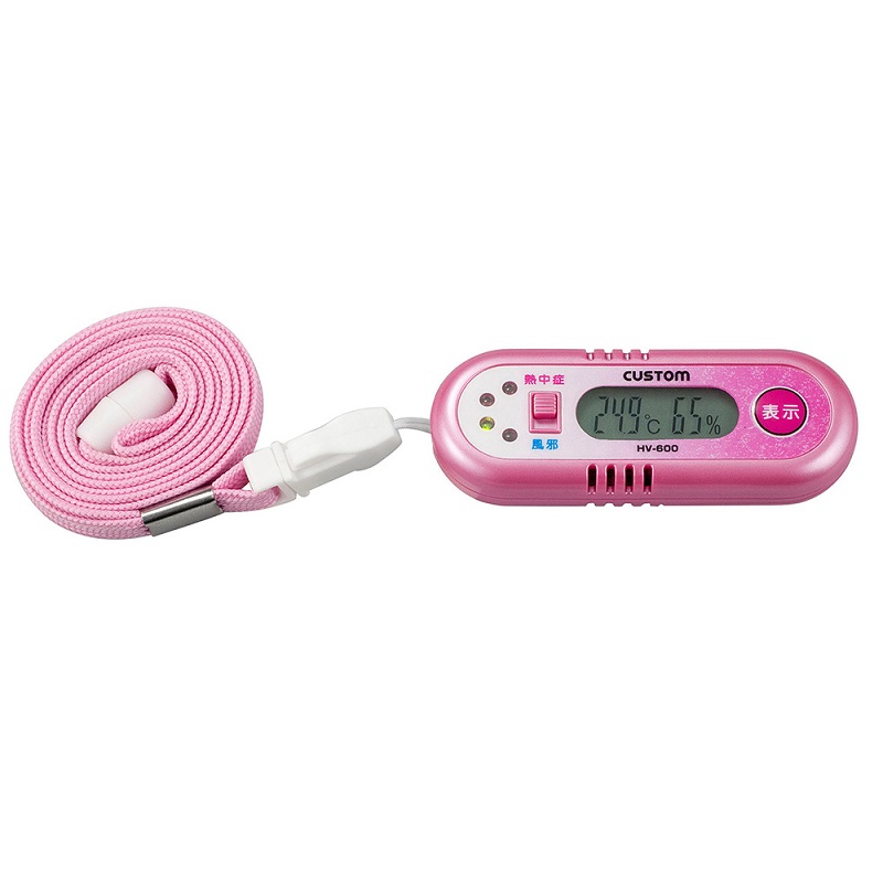 携帯型熱中症指数/乾燥指数チェッカー  ＨＶ-６００Ｐ：ピンク