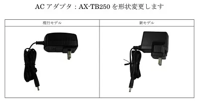 【形状変更について】AX-TB250