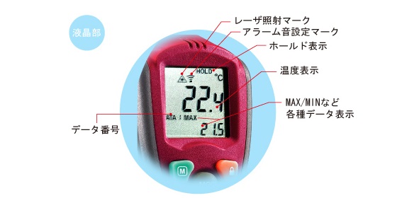 ㈱佐藤計量器製作所 赤外線放射温度計 ＳＫ-８３００：レーザマーカ付