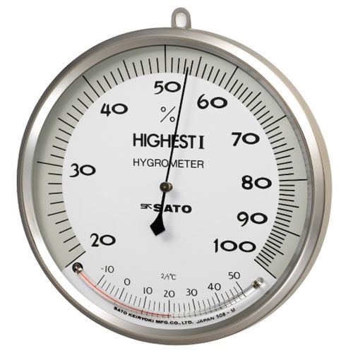 ハイエストⅠ型湿度計：温度計付