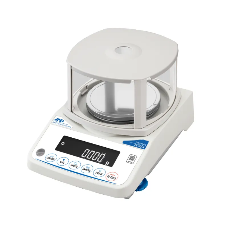 取引・証明用分析電子天びん FZ-123-K：校正用分銅内蔵型