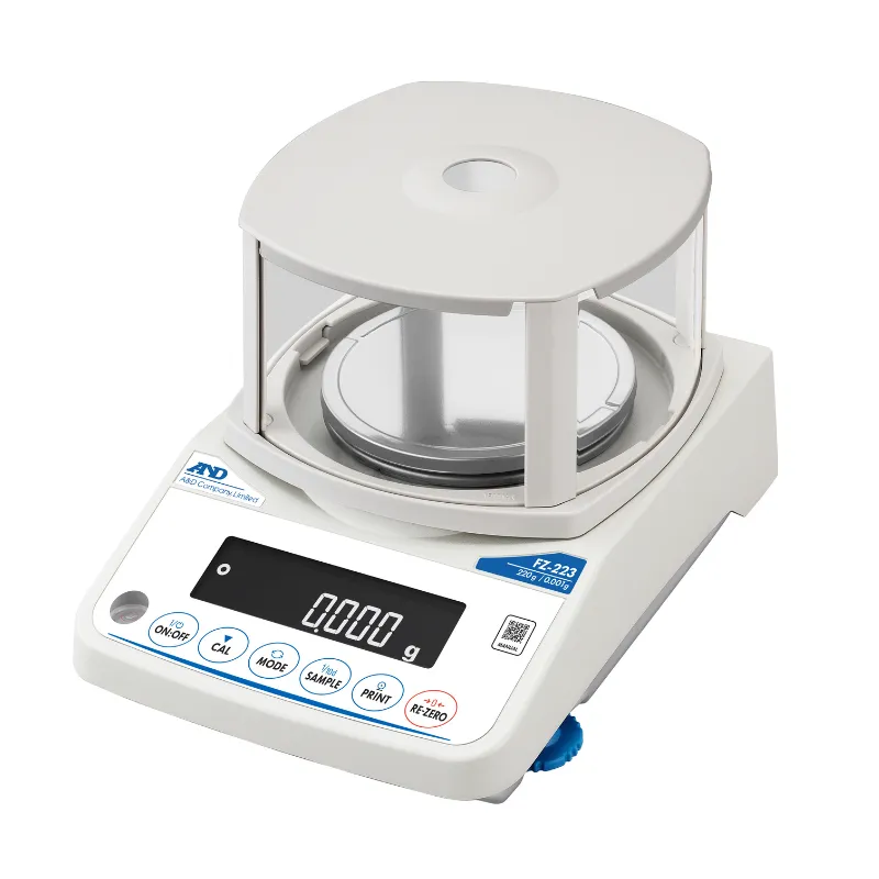 A&D 分析電子天びん FZ-223 校正用分銅内蔵型 出荷時JCSS校正証明書付き