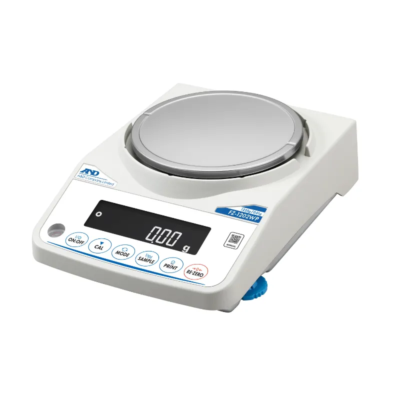 A&D 防塵・防水型汎用電子天びん FX-1202WP 出荷時JCSS校正証明書付