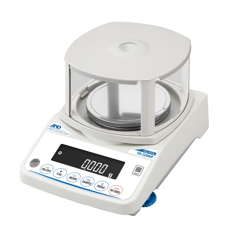A&D 防塵・防水型分析電子天びん FX-123WP 出荷時JCSS校正証明書付