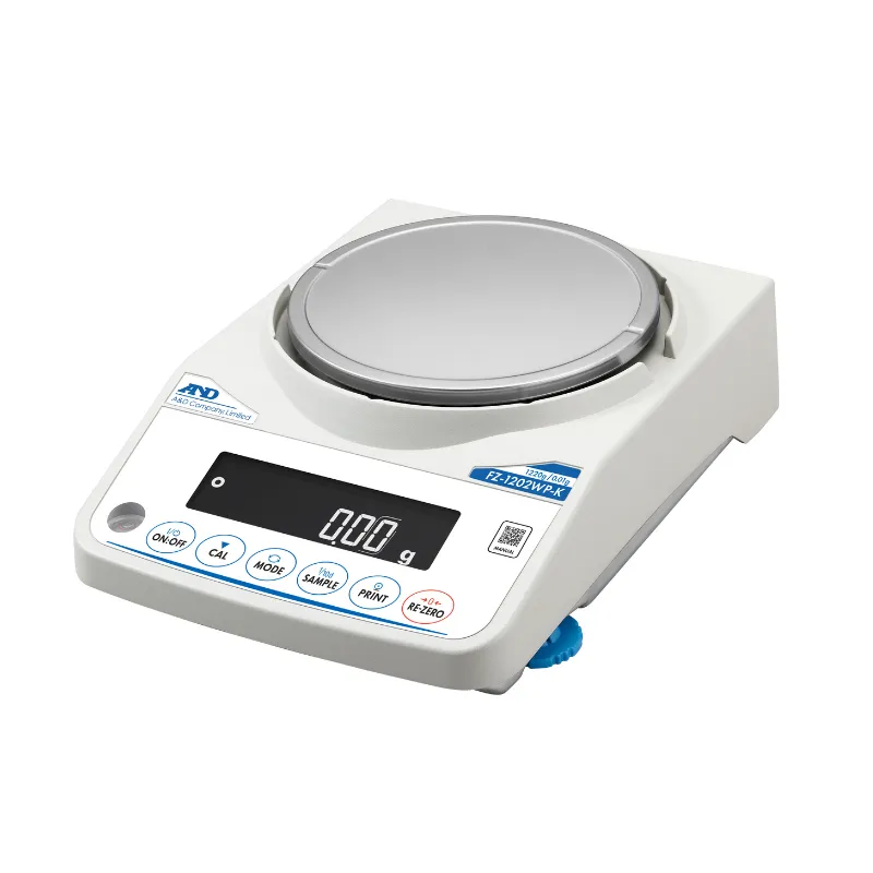 A&D 取引・証明用防塵防水型汎用電子天びん FZ-1202WP-K 校正用分銅内蔵型 出荷時JCSS校正証明書付