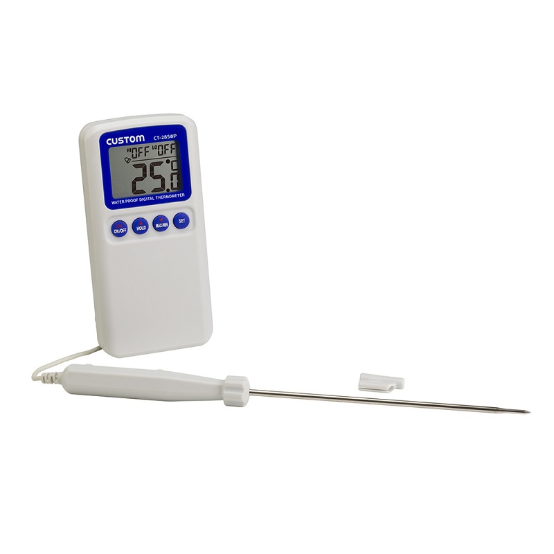 ㈱カスタム セパレート型防水デジタル温度計 ＣＴ-２８５ＷＰ：サーミスタ式センサ/温度計・湿度計の通販｜はかり商店【公式】