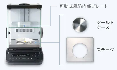 【対流の影響を軽減】W-AD ex/W ex/W -ADシリーズの0.01 mg機種