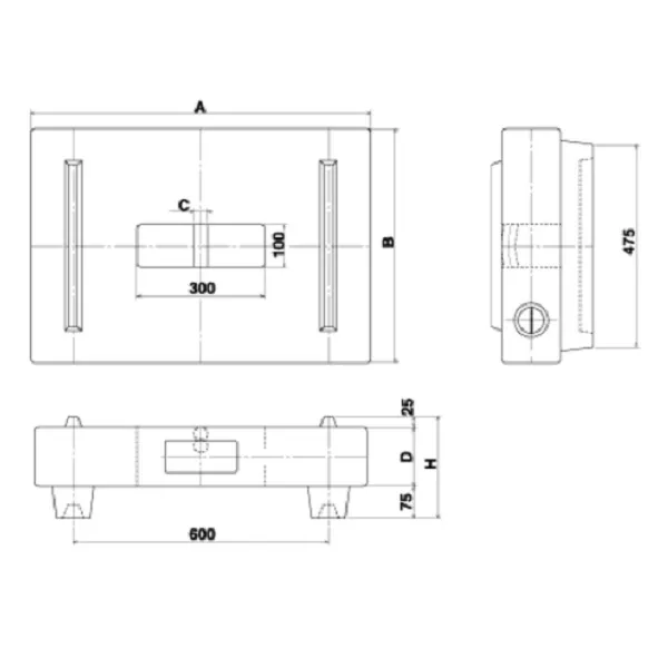 鋳鉄製大型分銅(リフトクレーン型)