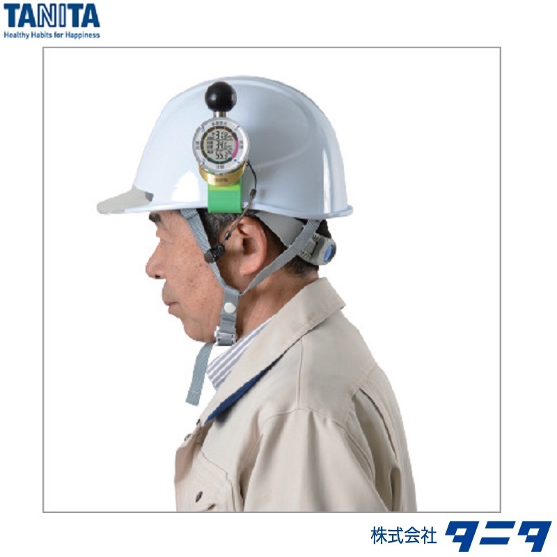 TANITA TT560 WH 温度計 黒球式熱中症指数計 熱中アラームホワイト